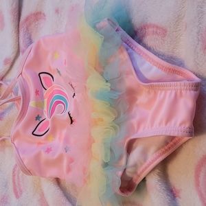 Baby girl unicorn swimsuit one piece. Adorable size 3-6 months. Worn twice.
